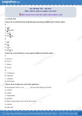 Đề thi học kì 1 Tiếng Anh 11 Global Success - Đề số 8